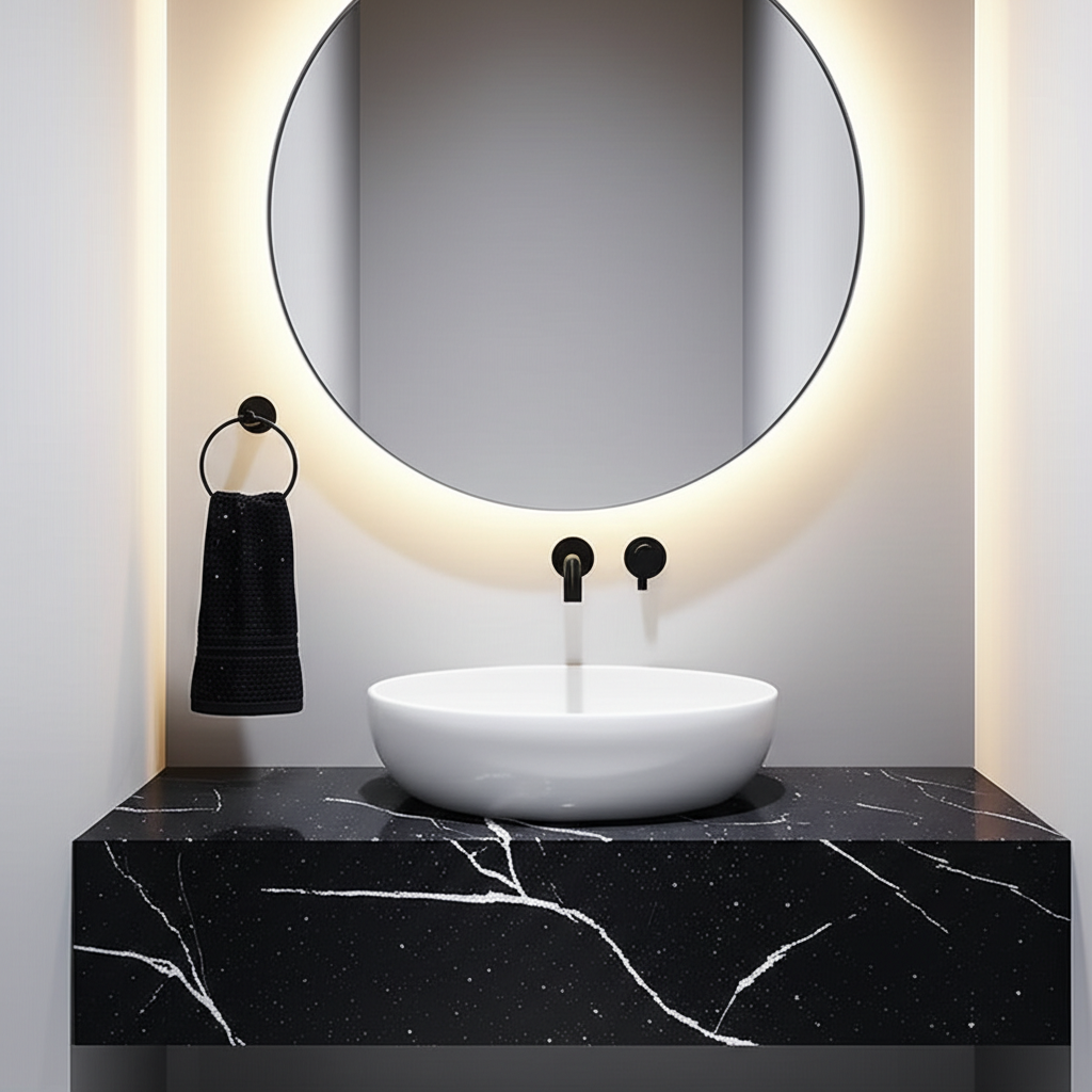 Contemporary Powder Room